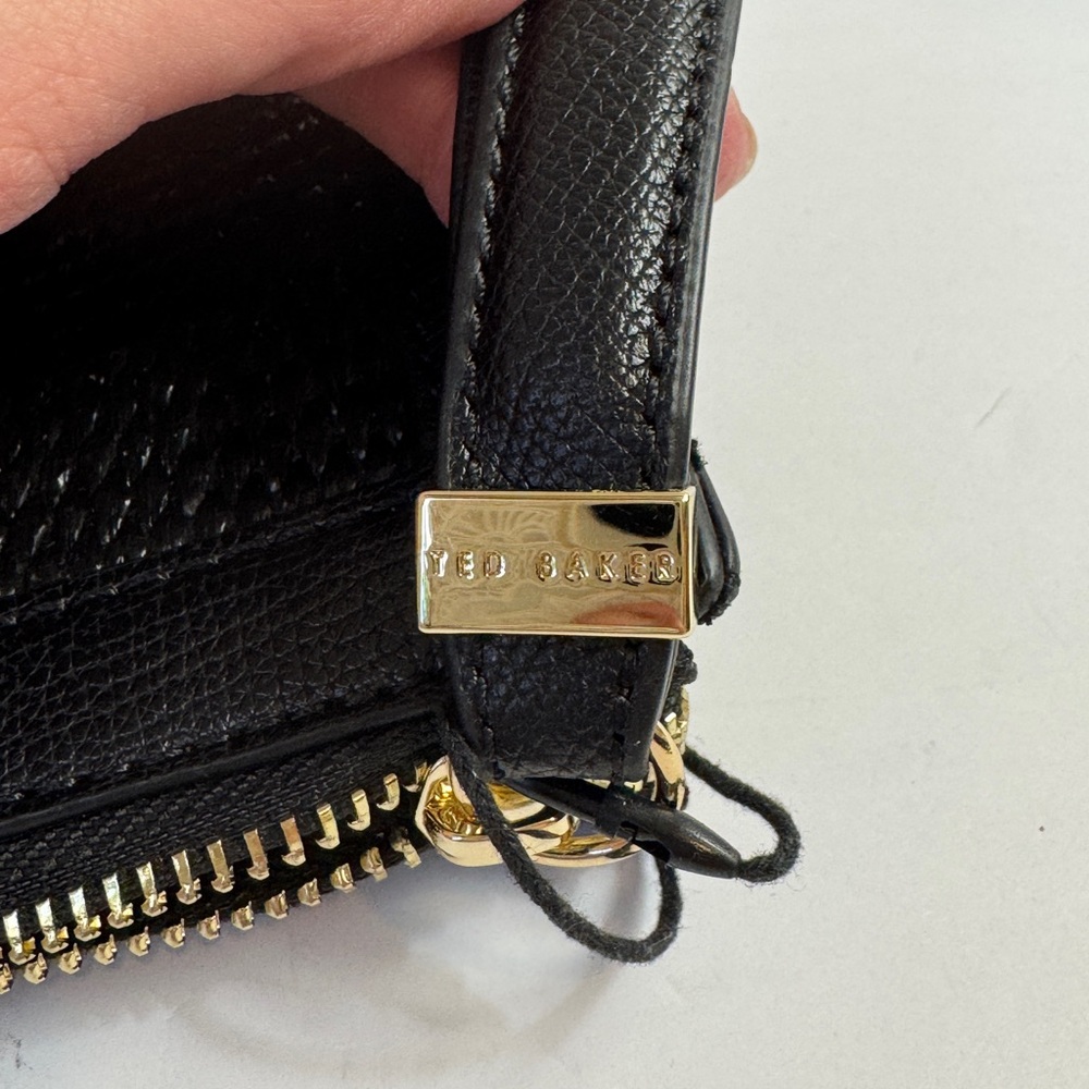 Ted Baker Black Woven Wristlet with Gold Accents - Picture 8 of 8